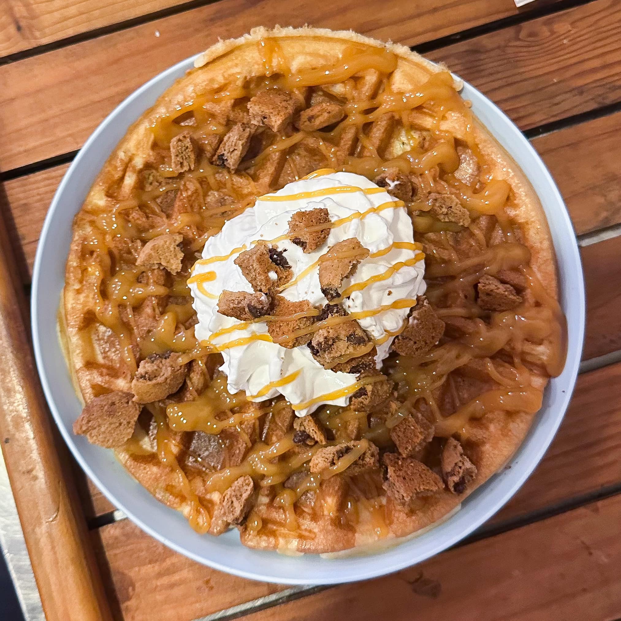 Cookie Caramel Waffle